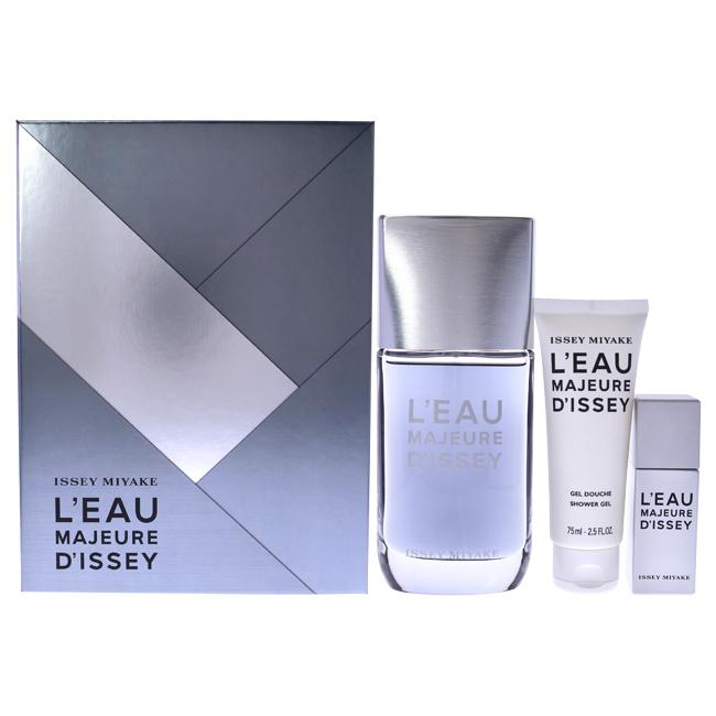 Issey Miyake Leau Majeure Men's Gift Set - Irresistible Fragrance Bundle